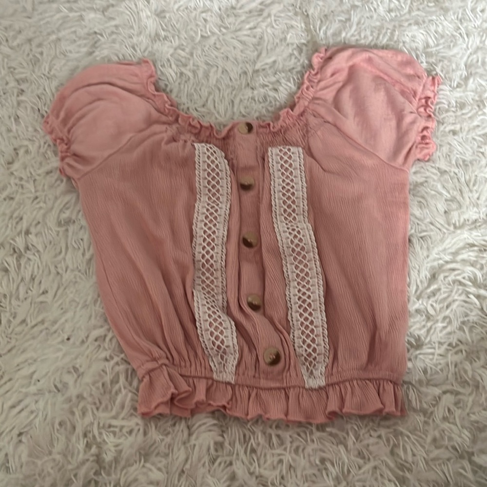 Pink formal top